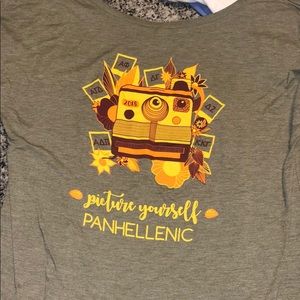 Panhellenic recruitment shirt